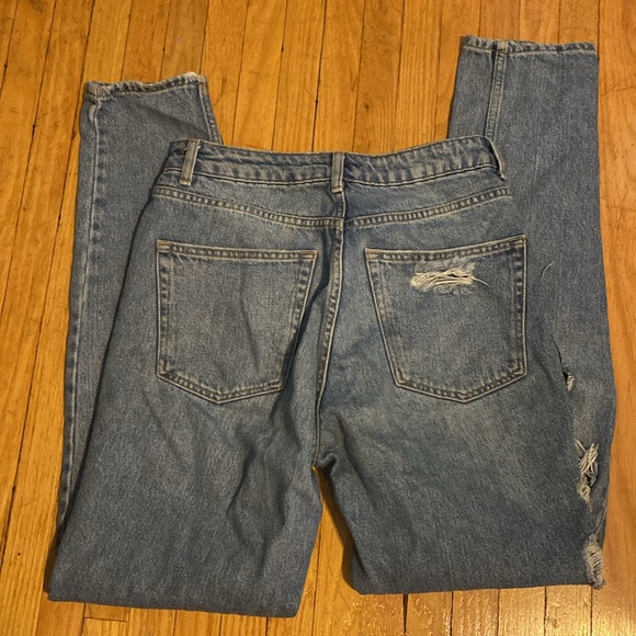Topshop MOM ripped denim jeans - Picture 8 of 10